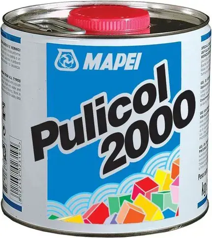 Mapei Pulicol 2000 гель-растворитель для удаления краски и клея (2.5 кг)