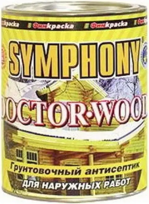 Финкраска Симфония Doctor-Wood грунтовочный антисептик (1 л) бесцветный