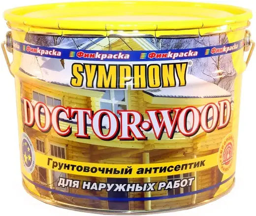 Финкраска Симфония Doctor-Wood грунтовочный антисептик (3 л)