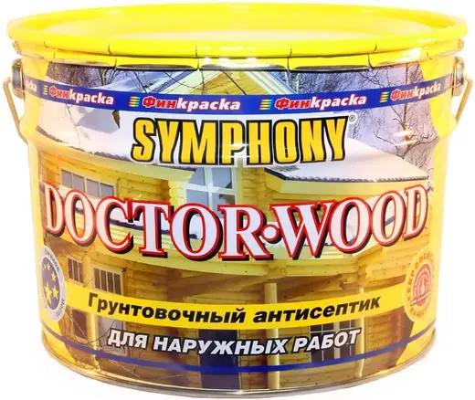 Финкраска Симфония Doctor-Wood грунтовочный антисептик (10 л)