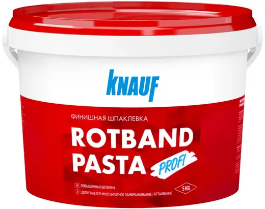 Кнауф Ротбанд Pasta финишная шпаклевка (5 кг)