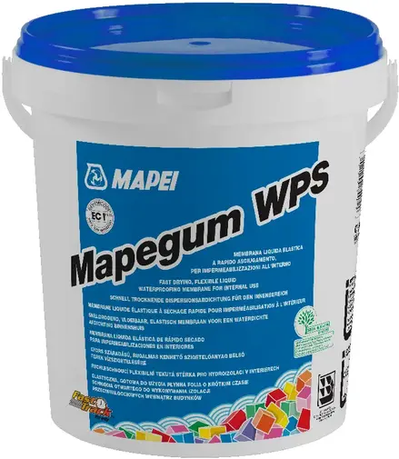 Mapei Mapegum WPS гидроизоляция (10 кг) светло-серая