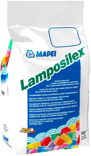 Mapei Lamposilex гидравлический раствор для остановки водных протечек (5 кг)