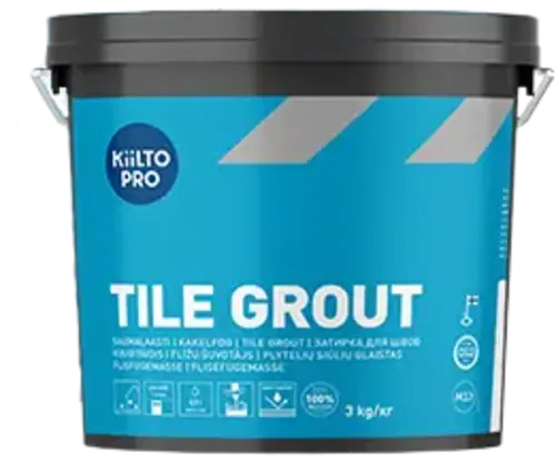 Kiilto Pro Tile Grout затирка для швов водоотталкивающая износостойкая (3 кг) №10 белая