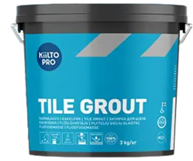Kesto Kiilto Pro Tile Grout затирка для швов водоотталкивающая износостойкая (3 кг) зеленая №65