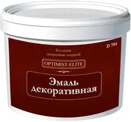 Оптимист Элит D 704 эмаль декоративная (450 г) золото