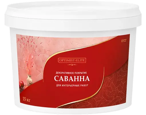 Оптимист Элит D 727 Саванна декоративное покрытие (15 кг)