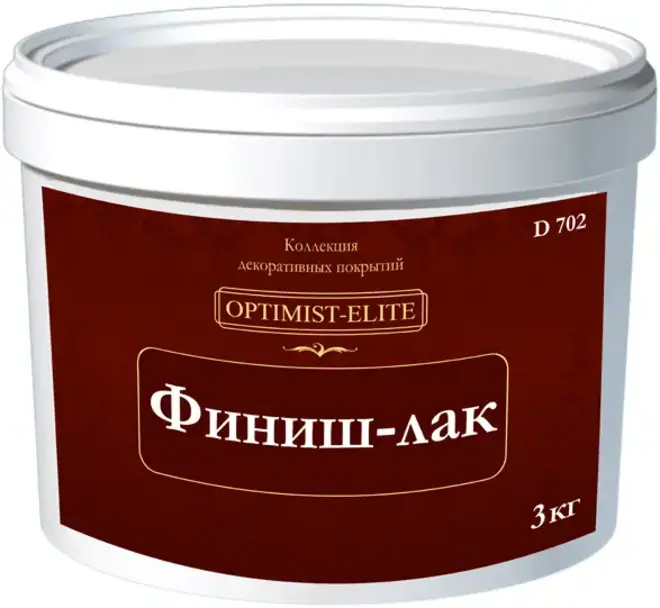 Оптимист Элит D 702 финиш-лак (3 кг) полуглянцевый