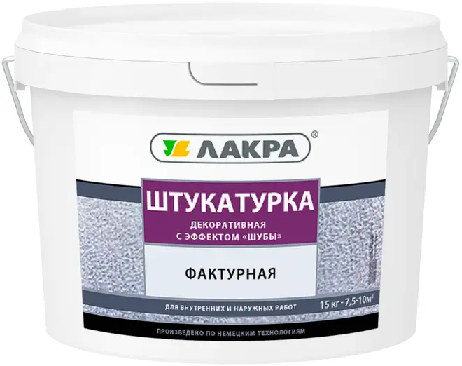 Лакра Фактурная штукатурка декоративная с эффектом шубы (15 кг)