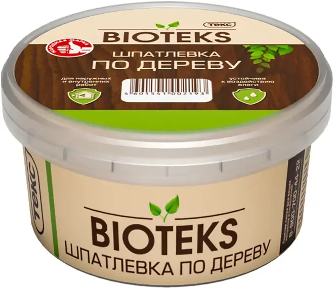 Текс Bioteks шпатлевка по дереву (250 г) бук