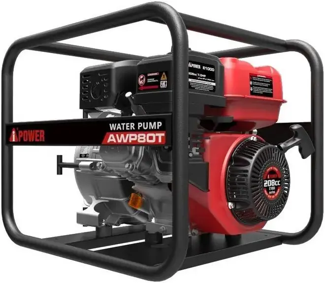 A-Ipower AWP80T мотопомпа бензиновая для грязной воды №30231