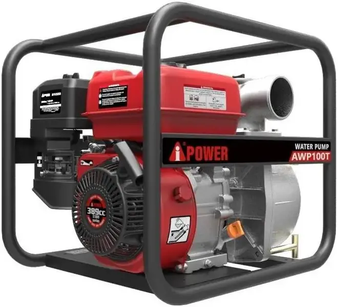 A-Ipower AWP100T мотопомпа бензиновая для грязной воды №30241