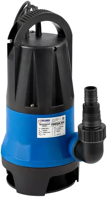 Беламос Omega 550 Sensor насос погружной (кабель 6 м) Omega550SNS