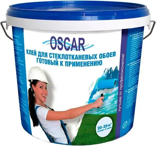 Оскар клей для стеклотканевых обоев готовый (5 кг)