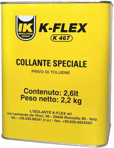 K-Flex K-467 контактный клей на основе полихлоропренового каучука (2.6 л)