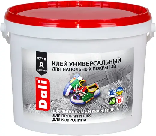 Dali Универсальный акриловый клей для напольных покрытий (14 кг)