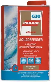 Parade G20 Aquadefender средство для гидроизоляции (1 л) бесцветное
