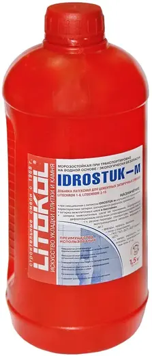 Литокол Idrostuk-m добавка латексная для цементных затирочных смесей (1.5 кг)