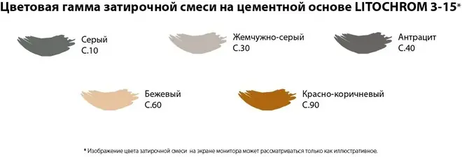 Литокол Litochrom 3-15 затирочная смесь на цементной основе (25 кг) бежевая C.60