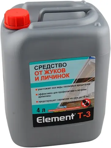 Alpa Element T-3 средство от жуков и личинок (4 л) бесцветное
