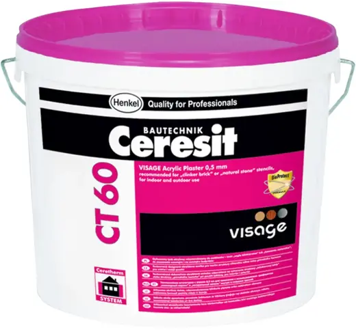 Ceresit CT 60 Visage декоративная штукатурка акриловая (25 кг)
