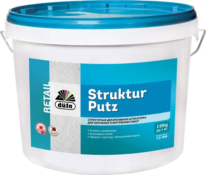 Dufa Retail Struktur Putz структурная декоративная штукатурка (15 кг)