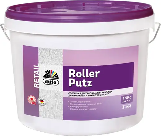 Dufa Retail Roller Putz роллерная декоративная штукатурка (15 кг)