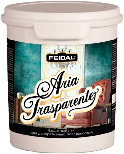 Feidal Vintage Aria Transparente защитный лак для обоев и декоративных поверхностей (1 кг) глянцевый