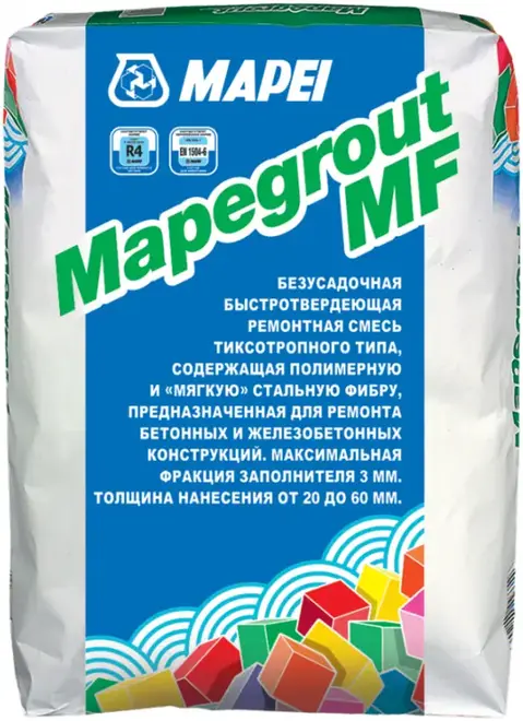 Mapei Mapegrout MF безусадочная быстротвердеющая ремонтная смесь (25 кг)