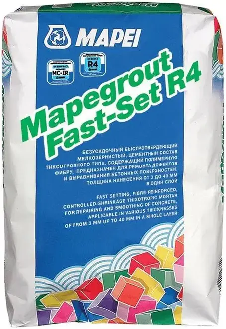 Mapei Mapegrout Fast-Set R4 быстротвердеющий цементный состав (25 кг)