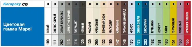 Mapei Kerapoxy CQ 2-комп эпоксидный заполнитель (3 кг) №165 красная вишня