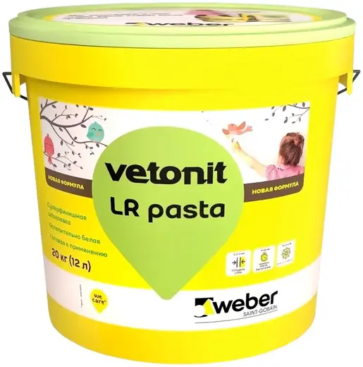 Вебер Ветонит LR Pasta готовая шпаклевка под покраску (20 кг)