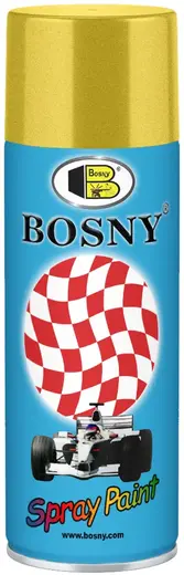 Bosny Spray Paint спрей-краска металлик акрилово-эпоксидная (520 мл) золотистая