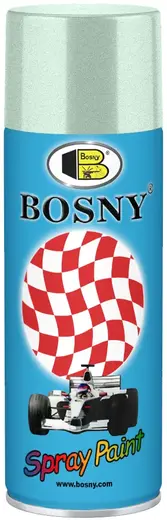 Bosny Spray Paint спрей-краска металлик акрилово-эпоксидная (520 мл) серебряная