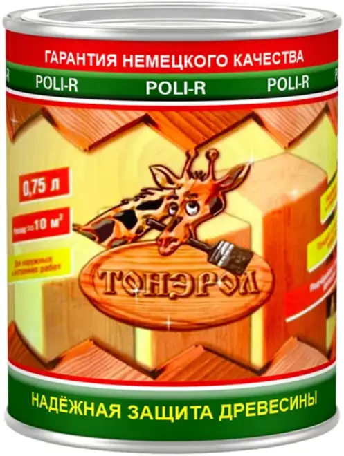Поли-Р Тонэрол пропитка для дерева (7.5 л) палисандр Германия