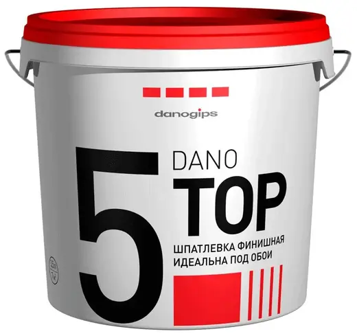 Danogips Dano Top 5 шпатлевка финишная идеальна под обои (5.6 кг)