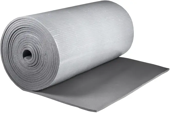 K-Flex Air теплоизоляция и звукоизоляция для воздуховодов (рулон 1*14 м/13 мм) гладкое/клейкое