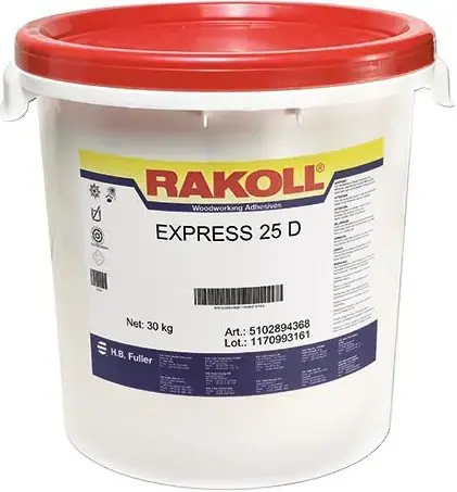 Rakoll ПВА Express 25 D клей для твердолиственных пород древесины (30 кг)