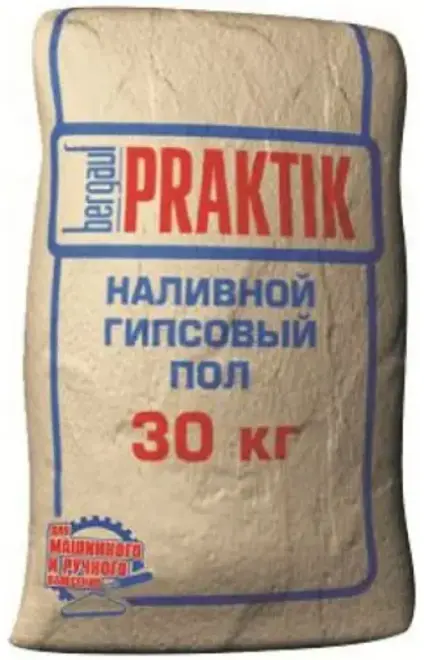 Bergauf Praktik наливной гипсовый пол (30 кг)