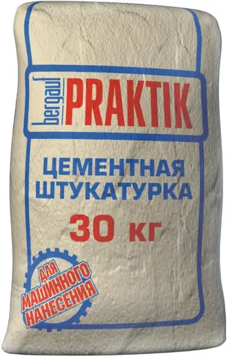 Bergauf Praktik цементная штукатурка для наружных работ (30 кг)