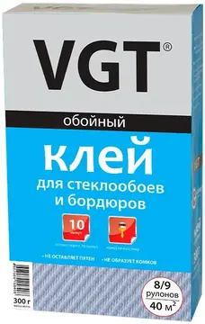 ВГТ клей обойный для стеклообоев и бордюров (20 кг)