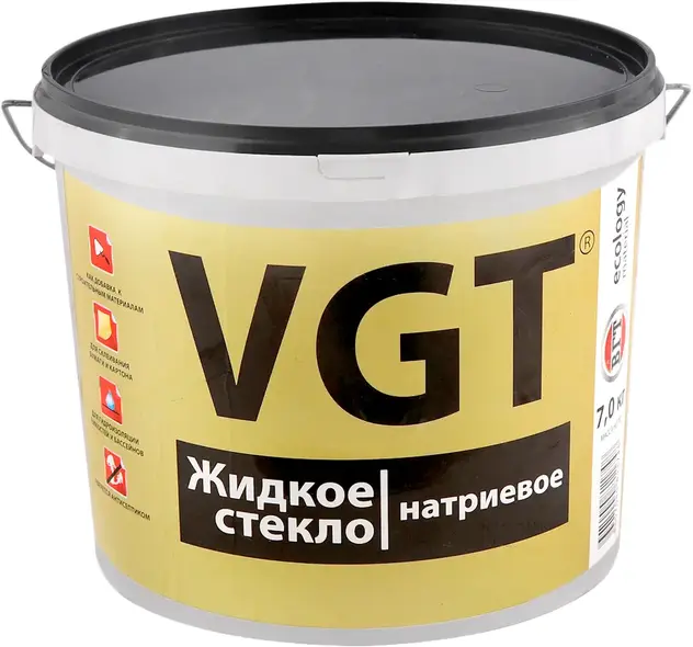 ВГТ жидкое стекло натриевое (7 кг)