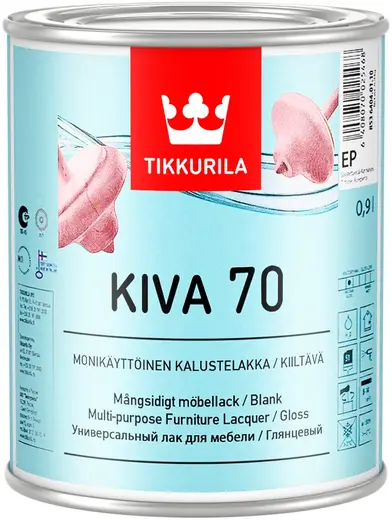 Тиккурила Kiva 70 универсальный лак для мебели глянцевый (900 мл)