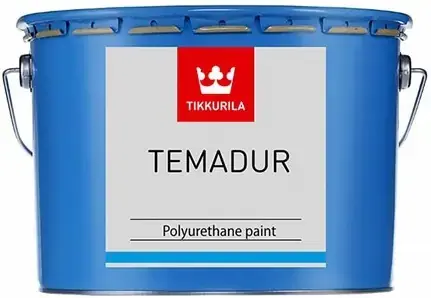 Тиккурила Temadur 50 двухкомпонентная полуглянцевая полиуретановая краска (3 л) база TAL