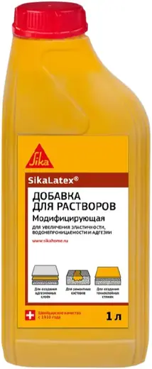 Sika Sikalatex водная дисперсия для устройства адгезионного слоя (1 л)