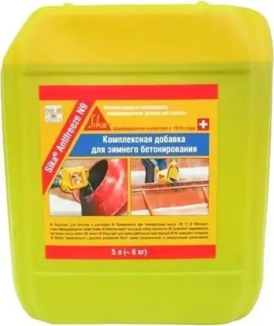 Sika Antifreeze N9 комплексная добавка для зимнего бетонирования (5 л)