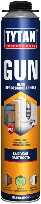 Титан Professional Gun монтажная пена профессиональная (750 мл) зимняя (Турция)