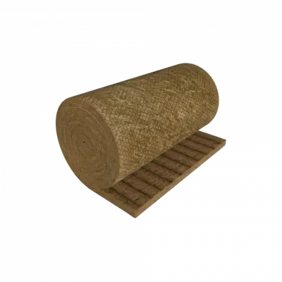 Rockwool Вайред Мат мат из каменной ваты с односторонним покрытием №105 (1*4 м/50 мм) 105 кг/м3