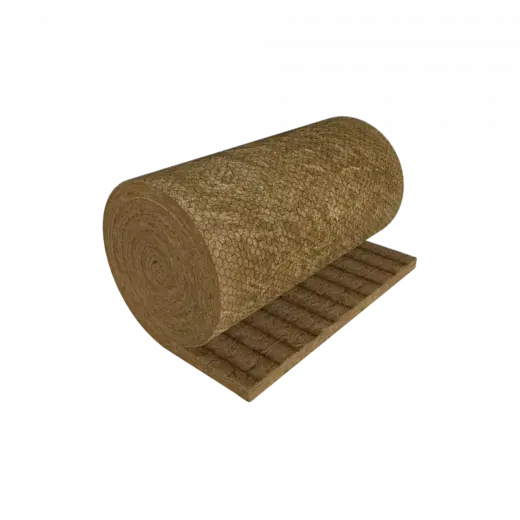 Rockwool Вайред Мат мат из каменной ваты с односторонним покрытием №105 (1*7 м/30 мм) сетка и прошивка проволокой из нерж-ки (SST) 105 кг/м3