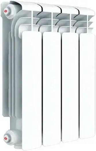 Рифар Alum Ventil радиатор с нижним подключением 350 4 секции (320*415 мм) нижнее левое